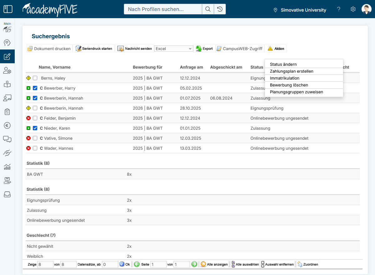 4_OAS Immatrikulation